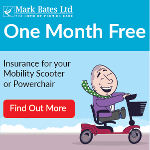 Mark Bates Ltd one month free mobility scooter insurance promotion